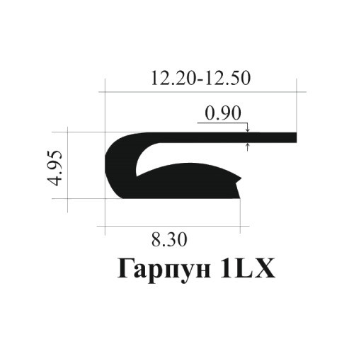Гарпун ласточкин хвост чёрный