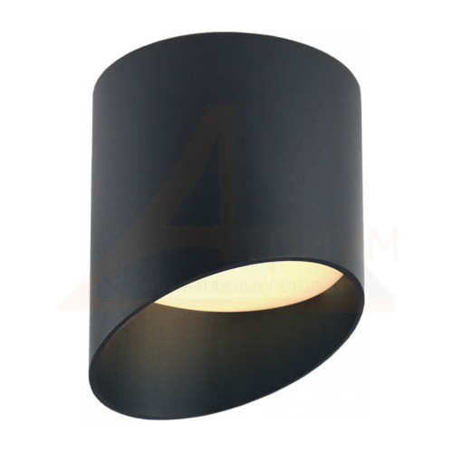 светильник спот накладной FLUTE (флейта) чёрный GX53