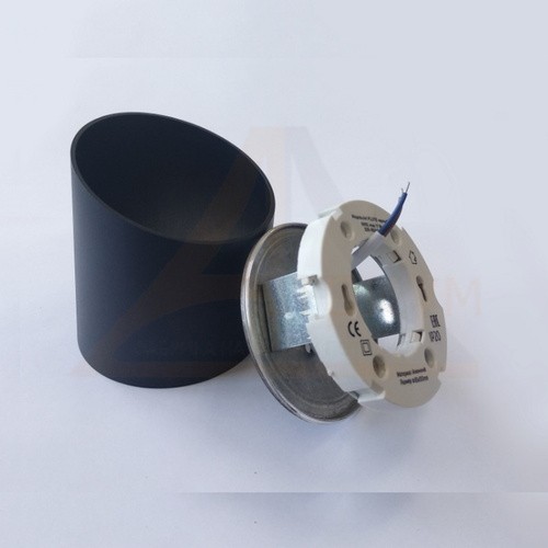 светильник спот накладной FLUTE (флейта) чёрный GX53