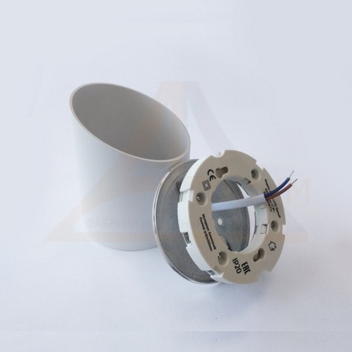 светильник спот накладной FLUTE (флейта) белый GX53