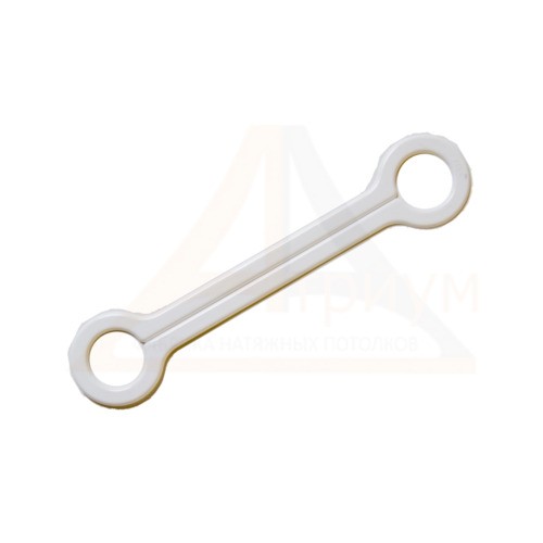 Обвод для труб  28 мм кость, белый