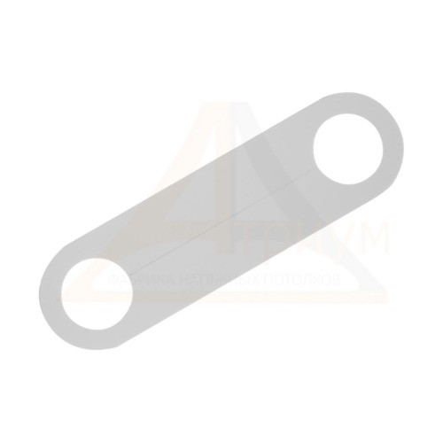 Обвод для труб  22 мм пластина, белый