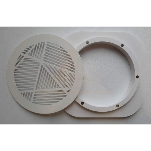 Вентиляционная решетка магнитная круглая 150мм (линия) - внутренний 125мм