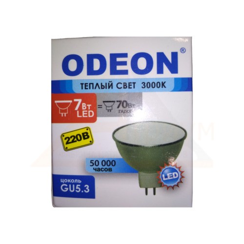 GU5.3 smd 7W 3000К тёплый свет - рефлектор