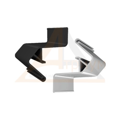 Багет алюминиевый  ПФ 2429 FLY01 (6675) чёрный для парящих потолков