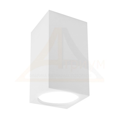 светильник спот накладной BLOCK (квадрат) белый GU10