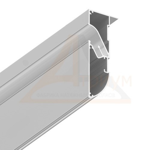 Багет алюминиевый  ПФ 6989 бесщелевой