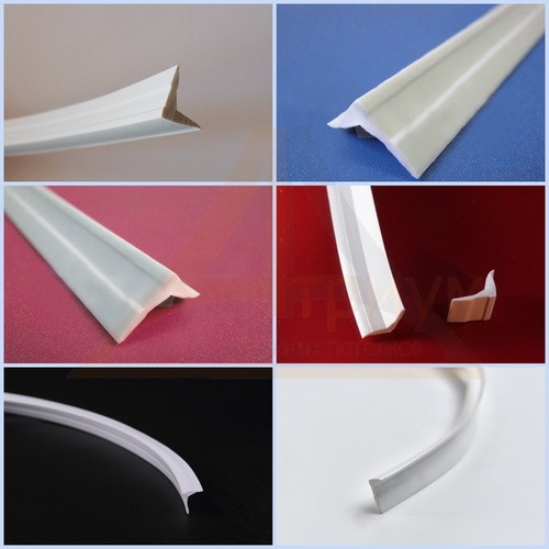 Вставка  пристенный уголок белый