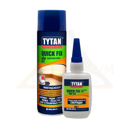 Клей  TITAN QUICK FIX MDF KIT двухкомпонентный