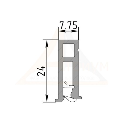 ЙОШКА - Профиль ПВХ А7 стеновой белый