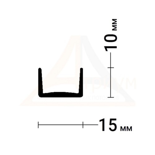 Вставка в профиль ПФ 2429 FLY02 для парящих потолков (рассеиватель силикон)