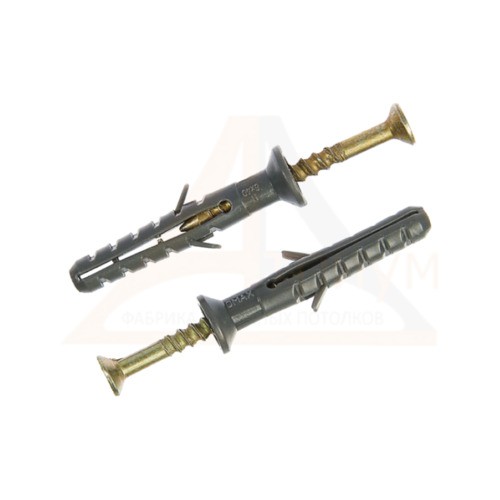 Дюбель-гвоздь 6 х 40 (фас.  250шт.) с потайным бортиком УС