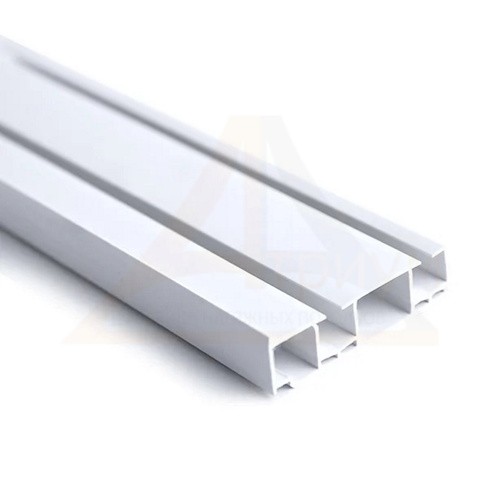 Карниз ПВХ узкий (Потолочная шина двухрядная)