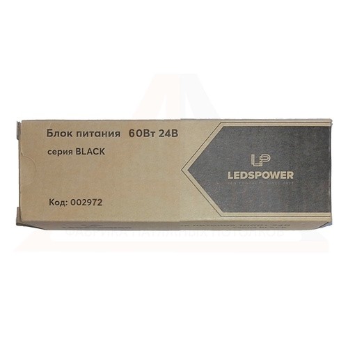 Блок питания      60Вт 24В чёрный LP