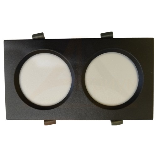 LED двойной PRAKTIC DUO 18W чёрный 4200K 780Lm дневной свет