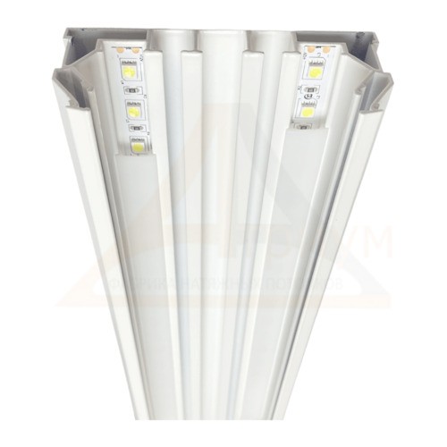 Багет ПК 14 двухрядный белый МАТ