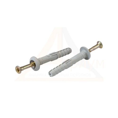 Дюбель-гвоздь 6 х 40 (фас.  200шт.) с грибовидным бортиком SM-G