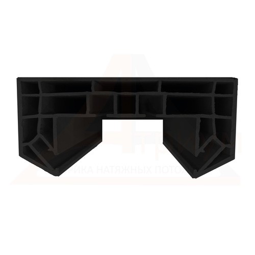 Профиль ПВХ двухрядный П