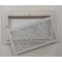 Вентиляционная решетка магнитная прямоугольная (линия) 300х150мм