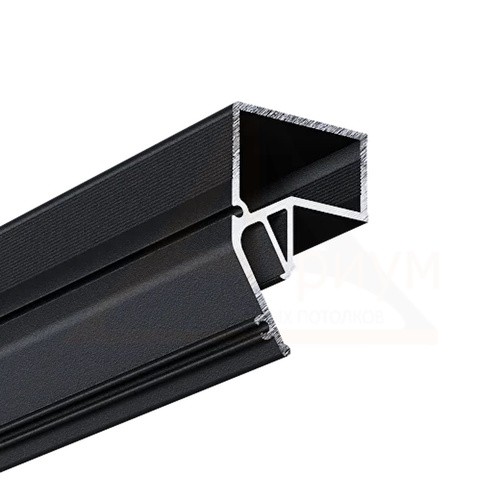 Багет алюминиевый  ПФ 2492 FLY 03 чёрный для парящих потолков