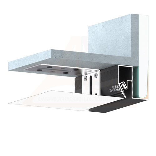 Багет алюминиевый  ПФ 8608 BRUS 06