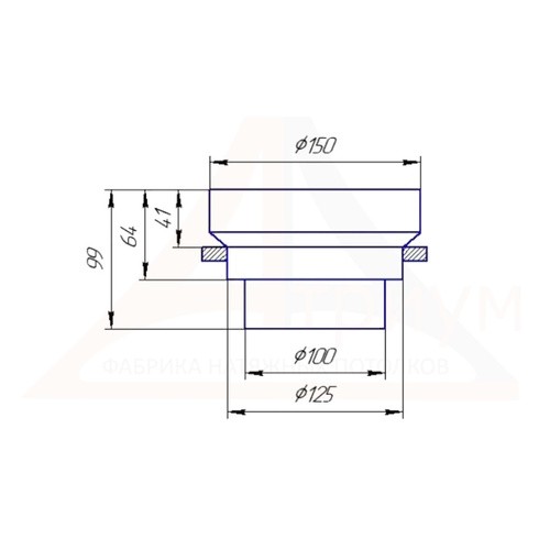 Вентиляционная решётка магнитная круглая ТЕНЕВАЯ с вентилятором 100/125 (теневой диффузор, вентилятор канальный осевой)