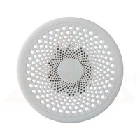 Вентиляционная решётка МУЛЬТИКРАФТ круглая Бриз 125 мм глянцевая белая (внешн. 140 мм)