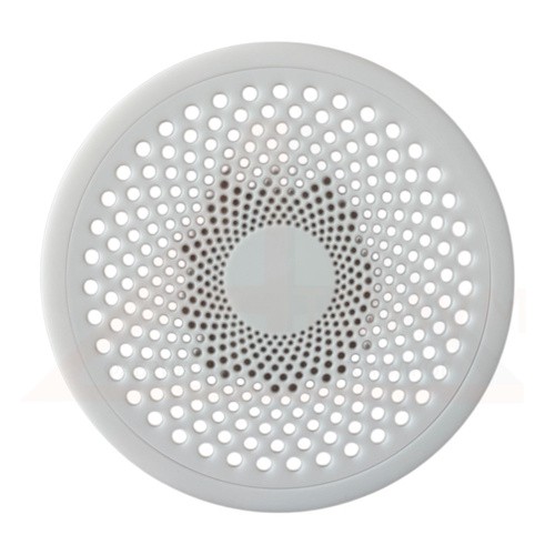 Вентиляционная решётка МУЛЬТИКРАФТ круглая Бриз 125 мм матовая белая (внешн. 140 мм)