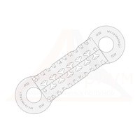 Обвод для труб  22 мм МУЛЬТИКРАФТ с замком прозрачный