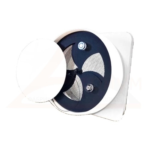 Вентиляционная решётка магнитная круглая ТЕНЕВАЯ 100 с регулятором (!без вентилятора. диффузор)