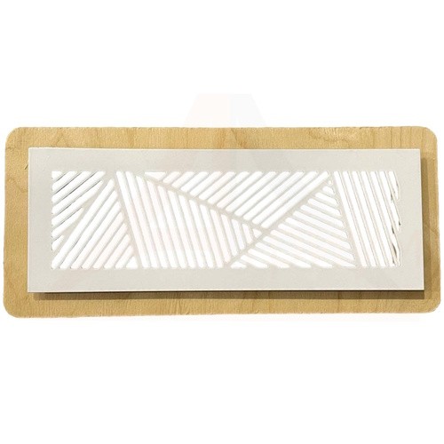 Вентиляционная решетка магнитная прямоугольная (линия) 300х100мм в сборе