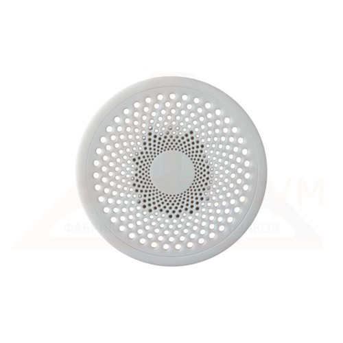 Вентиляционная решётка МУЛЬТИКРАФТ круглая Бриз  50 мм матовая белая (внешн. 60 мм)