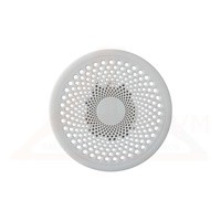 Вентиляционная решётка МУЛЬТИКРАФТ круглая Бриз  50 мм матовая белая (внешн. 60 мм)