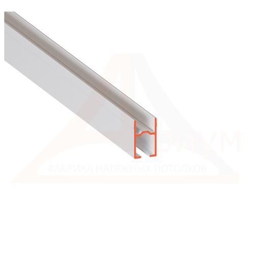 Профиль алюминиевый SHTORKA 01 (ПФ10175) Карниз однорядный белый
