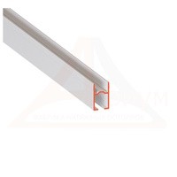 Профиль алюминиевый SHTORKA 01 (ПФ10175) Карниз однорядный белый