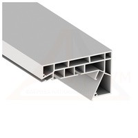 Карниз ПК 15 ПВХ двухрядный белый