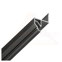 Багет алюминиевый  ПФ 3444 BORZZ FLY MINI чёрный для парящих потолков