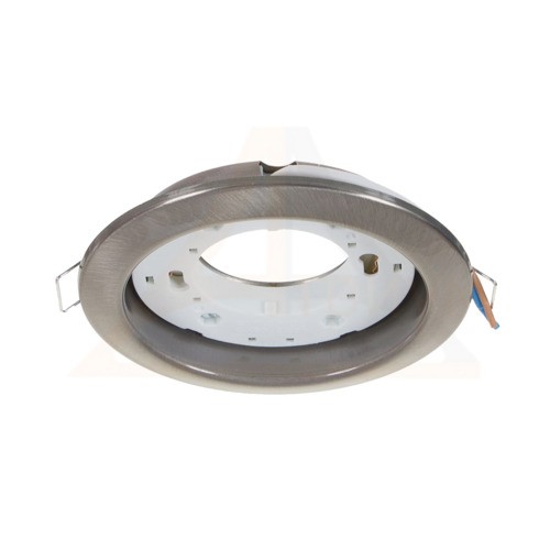 светильник встраиваемый H4 GX53 серебро жемчужное